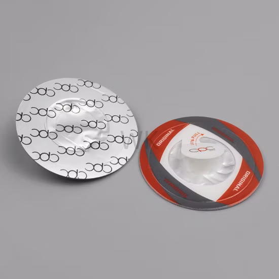Bonne qualité Easy Open Lift and Pull Induction Bottle Cap Aluminium Foil Seal Liner pour l'étanchéité à l'huile moteur Total et Mobil